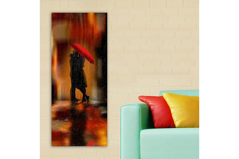Canvasbilde DKY People Flerfarget - 50x120 cm - Interiør - Maleri & posters - Lerretsbilder