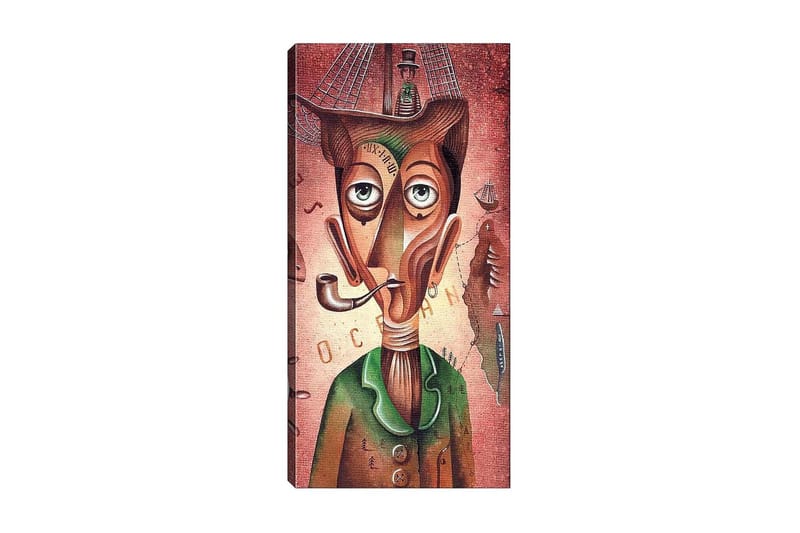 Canvasbilde DKY People Flerfarget - 50x120 cm - Interiør - Maleri & posters - Lerretsbilder