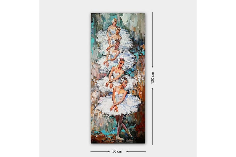 Canvasbilde DKY People Flerfarget - 50x120 cm - Interiør - Maleri & posters - Lerretsbilder