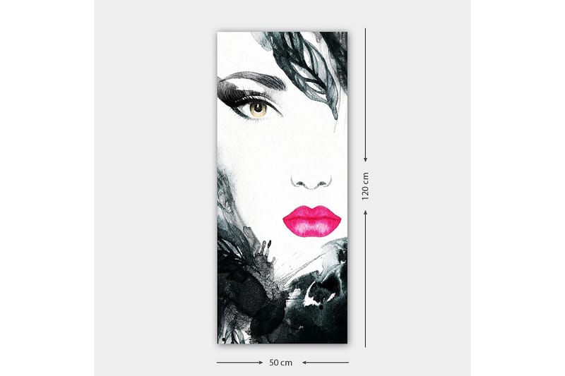 Canvasbilde DKY People Flerfarget - 50x120 cm - Interiør - Maleri & posters - Lerretsbilder