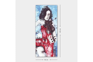 Canvasbilde DKY People Flerfarget - 50x120 cm - Interiør - Maleri & posters - Lerretsbilder