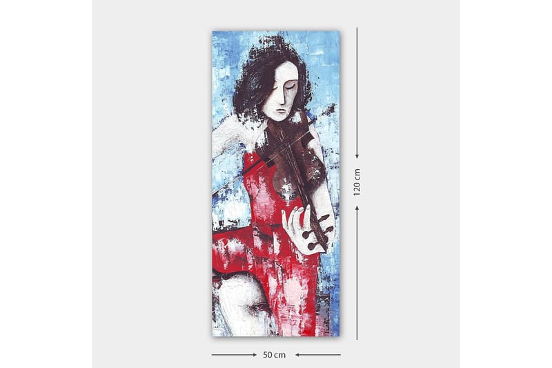 Canvasbilde DKY People Flerfarget - 50x120 cm - Interiør - Maleri & posters - Lerretsbilder