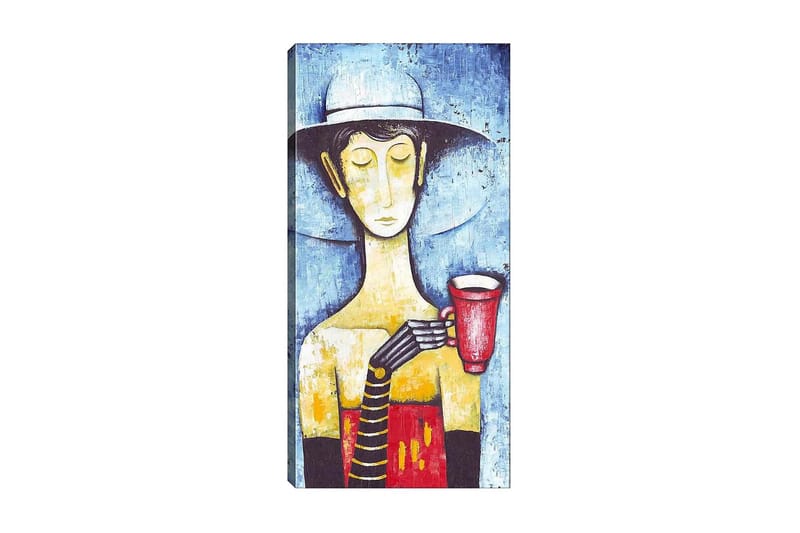 Canvasbilde DKY People Flerfarget - 50x120 cm - Interiør - Maleri & posters - Lerretsbilder