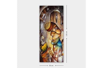 Canvasbilde DKY People Flerfarget - 50x120 cm - Interiør - Maleri & posters - Lerretsbilder