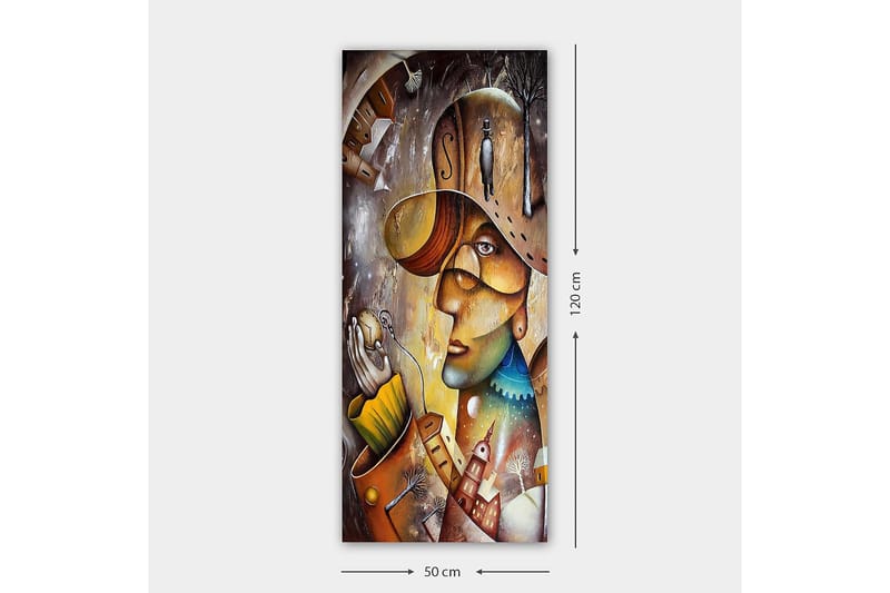 Canvasbilde DKY People Flerfarget - 50x120 cm - Interiør - Maleri & posters - Lerretsbilder