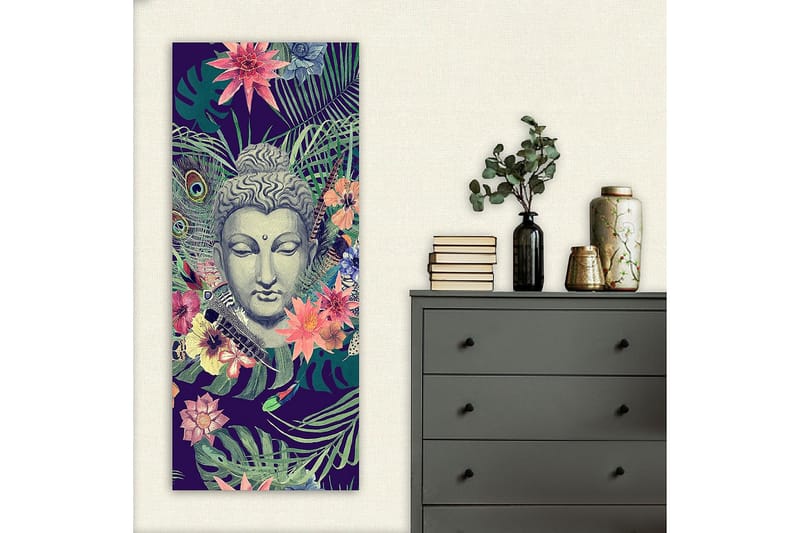 Canvasbilde DKY People Flerfarget - 50x120 cm - Interiør - Maleri & posters - Lerretsbilder