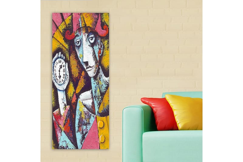 Canvasbilde DKY People Flerfarget - 50x120 cm - Interiør - Maleri & posters - Lerretsbilder