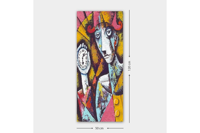 Canvasbilde DKY People Flerfarget - 50x120 cm - Interiør - Maleri & posters - Lerretsbilder