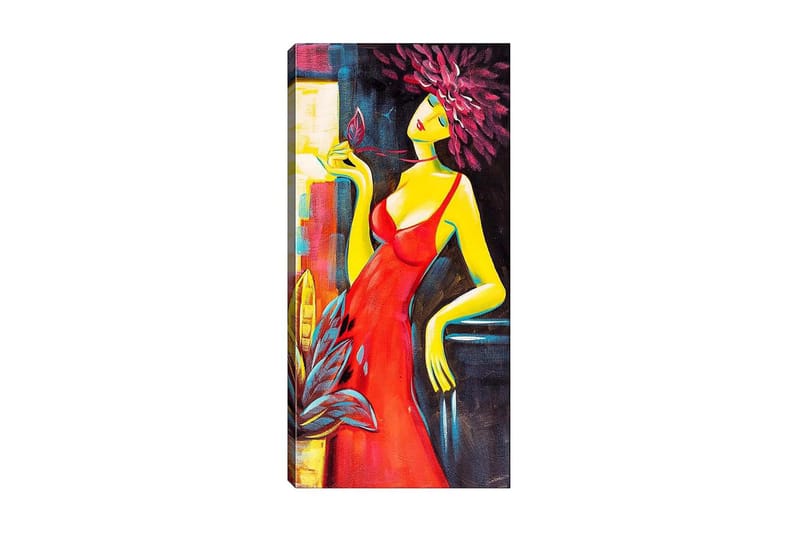 Canvasbilde DKY People Flerfarget - 50x120 cm - Interiør - Maleri & posters - Lerretsbilder