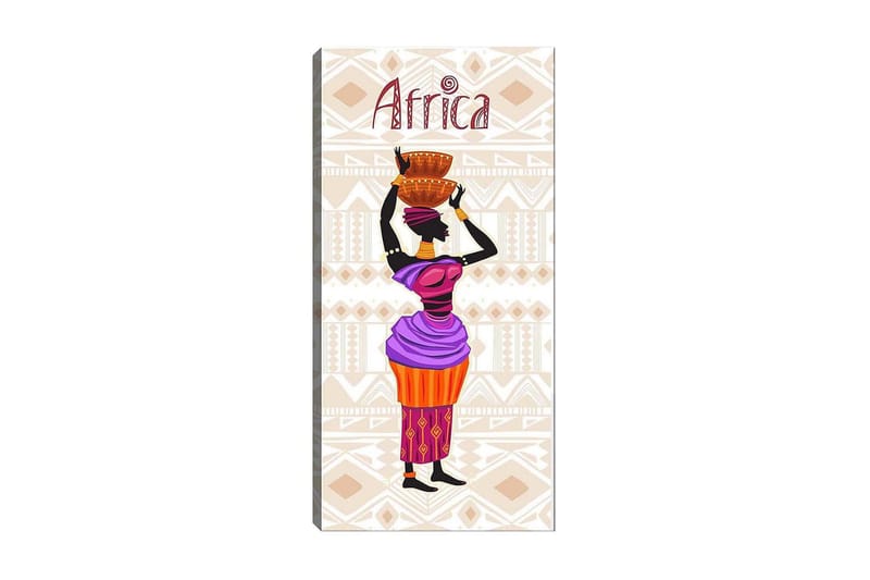 Canvasbilde DKY People Flerfarget - 50x120 cm - Interiør - Maleri & posters - Lerretsbilder