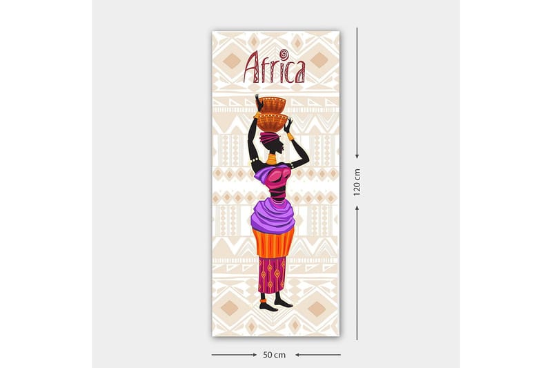 Canvasbilde DKY People Flerfarget - 50x120 cm - Interiør - Maleri & posters - Lerretsbilder