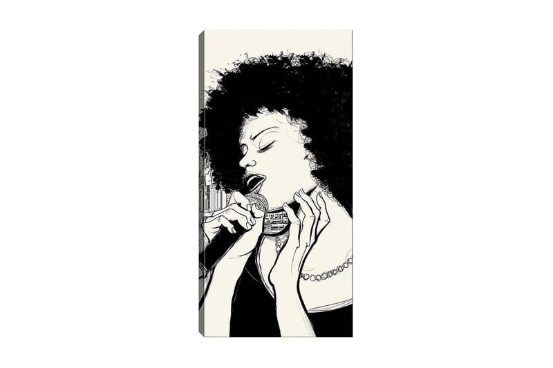 Canvasbilde DKY People Flerfarget - 50x120 cm - Interiør - Maleri & posters - Lerretsbilder