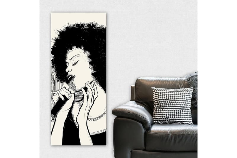Canvasbilde DKY People Flerfarget - 50x120 cm - Interiør - Maleri & posters - Lerretsbilder