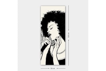 Canvasbilde DKY People Flerfarget - 50x120 cm - Interiør - Maleri & posters - Lerretsbilder