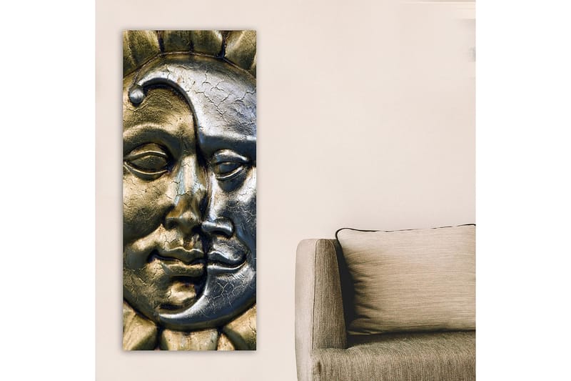Canvasbilde DKY People Flerfarget - 50x120 cm - Interiør - Maleri & posters - Lerretsbilder
