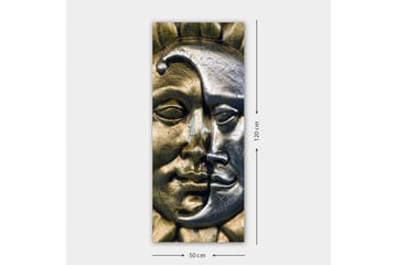 Canvasbilde DKY People Flerfarget - 50x120 cm - Interiør - Maleri & posters - Lerretsbilder