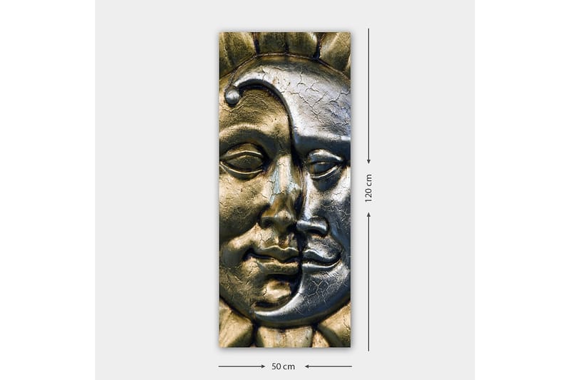 Canvasbilde DKY People Flerfarget - 50x120 cm - Interiør - Maleri & posters - Lerretsbilder