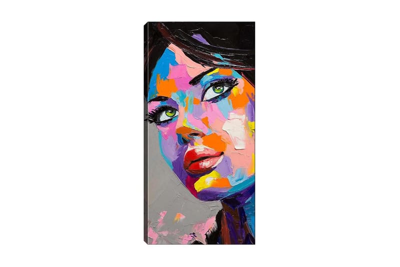 Canvasbilde DKY People Flerfarget - 50x120 cm - Interiør - Maleri & posters - Lerretsbilder