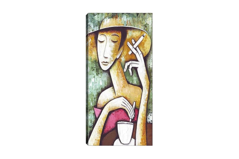 Canvasbilde DKY People Flerfarget - 50x120 cm - Interiør - Maleri & posters - Lerretsbilder