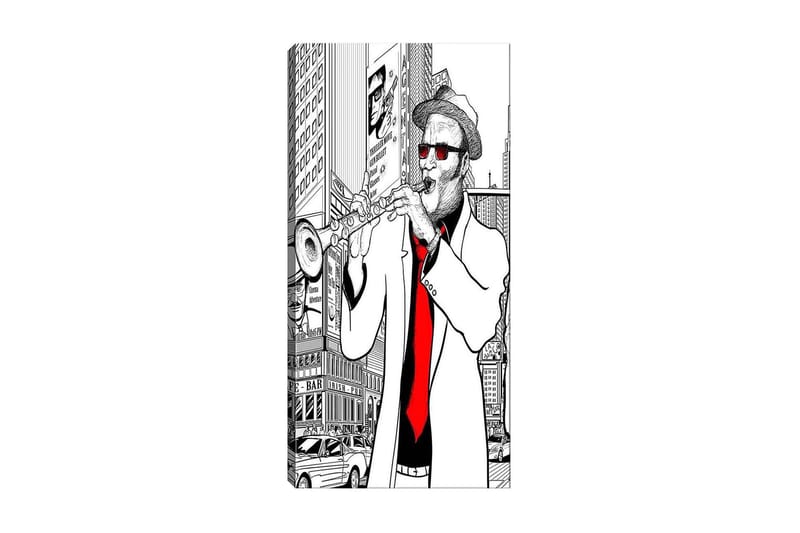 Canvasbilde DKY People Flerfarget - 50x120 cm - Interiør - Maleri & posters - Lerretsbilder