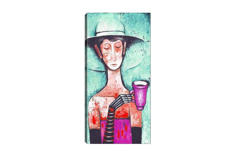 Canvasbilde DKY People Flerfarget - 50x120 cm - Interiør - Maleri & posters - Lerretsbilder
