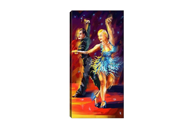 Canvasbilde DKY People Flerfarget - 50x120 cm - Interiør - Maleri & posters - Lerretsbilder