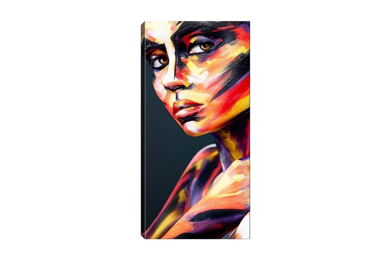 Canvasbilde DKY People Flerfarget - 50x120 cm - Interiør - Maleri & posters - Lerretsbilder