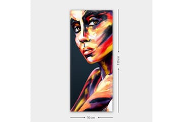 Canvasbilde DKY People Flerfarget - 50x120 cm - Interiør - Maleri & posters - Lerretsbilder