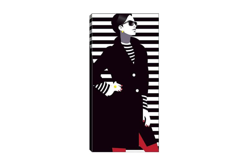 Canvasbilde DKY People Flerfarget - 50x120 cm - Interiør - Maleri & posters - Lerretsbilder