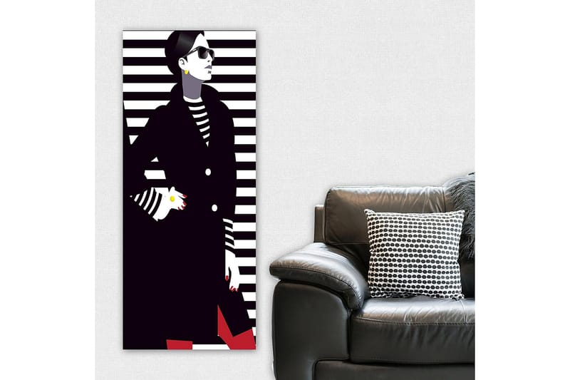 Canvasbilde DKY People Flerfarget - 50x120 cm - Interiør - Maleri & posters - Lerretsbilder