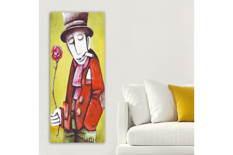 Canvasbilde DKY People Flerfarget - 50x120 cm - Interiør - Maleri & posters - Lerretsbilder