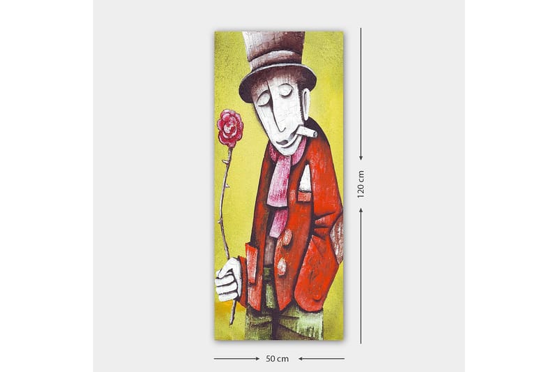 Canvasbilde DKY People Flerfarget - 50x120 cm - Interiør - Maleri & posters - Lerretsbilder