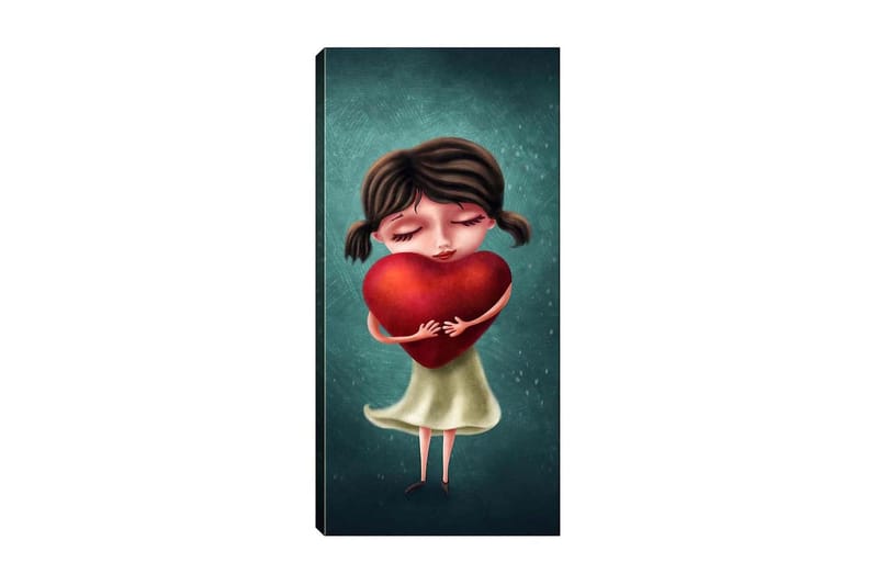 Canvasbilde DKY People Flerfarget - 50x120 cm - Interiør - Maleri & posters - Lerretsbilder