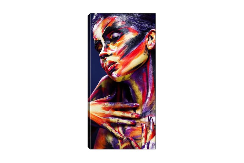 Canvasbilde DKY People Flerfarget - 50x120 cm - Interiør - Maleri & posters - Lerretsbilder