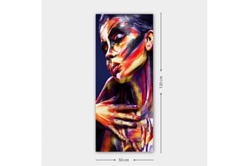 Canvasbilde DKY People Flerfarget - 50x120 cm - Interiør - Maleri & posters - Lerretsbilder
