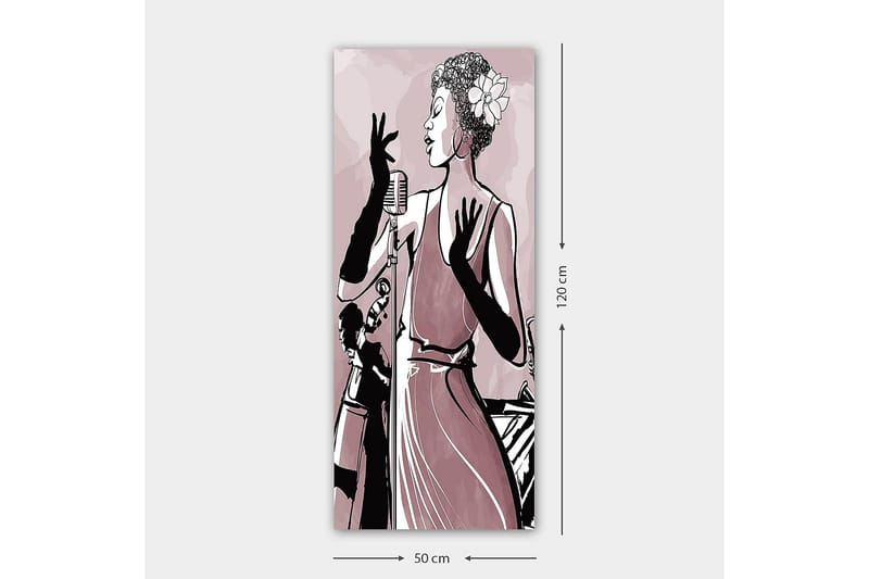Canvasbilde DKY People Flerfarget - 50x120 cm - Interiør - Maleri & posters - Lerretsbilder