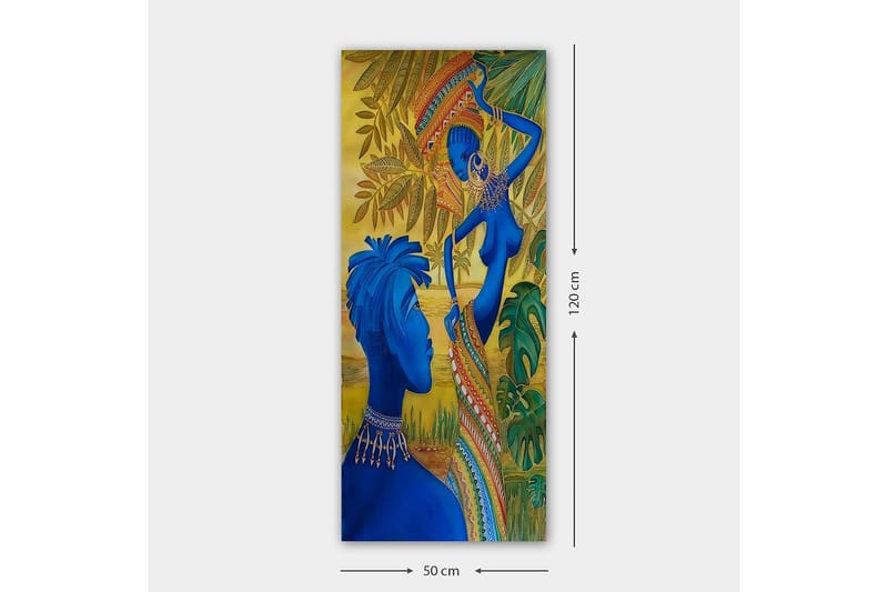 Canvasbilde DKY People Flerfarget - 50x120 cm - Interiør - Maleri & posters - Lerretsbilder