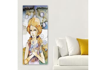 Canvasbilde DKY People Flerfarget - 50x120 cm - Interiør - Maleri & posters - Lerretsbilder