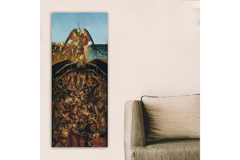 Canvasbilde DKY People Flerfarget - 50x120 cm - Interiør - Maleri & posters - Lerretsbilder