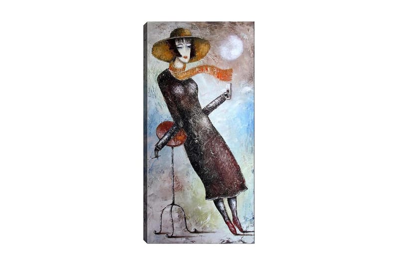 Canvasbilde DKY People Flerfarget - 50x120 cm - Interiør - Maleri & posters - Lerretsbilder