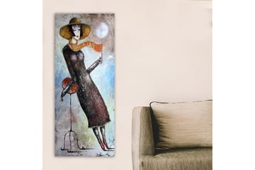 Canvasbilde DKY People Flerfarget - 50x120 cm - Interiør - Maleri & posters - Lerretsbilder