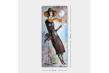 Canvasbilde DKY People Flerfarget - 50x120 cm - Interiør - Maleri & posters - Lerretsbilder