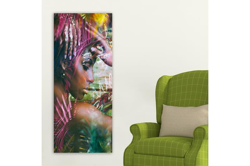 Canvasbilde DKY People Flerfarget - 50x120 cm - Interiør - Maleri & posters - Lerretsbilder