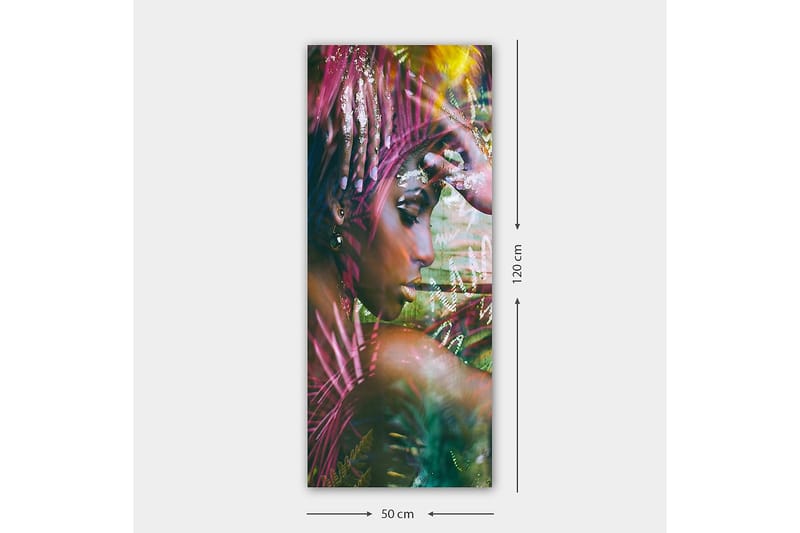 Canvasbilde DKY People Flerfarget - 50x120 cm - Interiør - Maleri & posters - Lerretsbilder