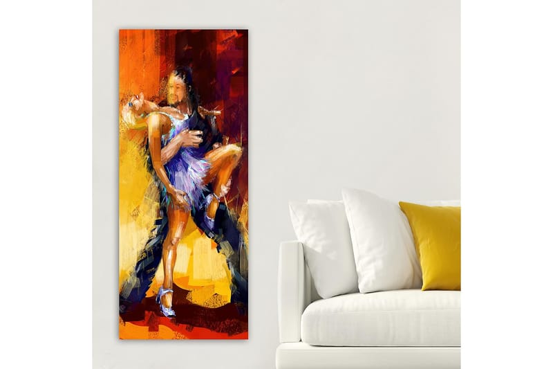 Canvasbilde DKY People Flerfarget - 50x120 cm - Interiør - Maleri & posters - Lerretsbilder