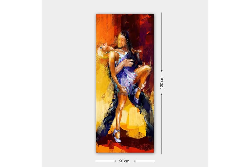 Canvasbilde DKY People Flerfarget - 50x120 cm - Interiør - Maleri & posters - Lerretsbilder