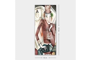 Canvasbilde DKY People Flerfarget - 50x120 cm - Interiør - Maleri & posters - Lerretsbilder