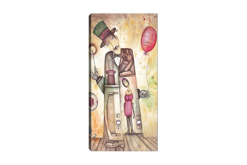Canvasbilde DKY People Flerfarget - 50x120 cm - Interiør - Maleri & posters - Lerretsbilder