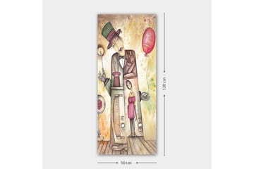 Canvasbilde DKY People Flerfarget - 50x120 cm - Interiør - Maleri & posters - Lerretsbilder