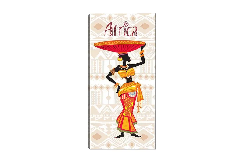 Canvasbilde DKY People Flerfarget, 50x120 cm